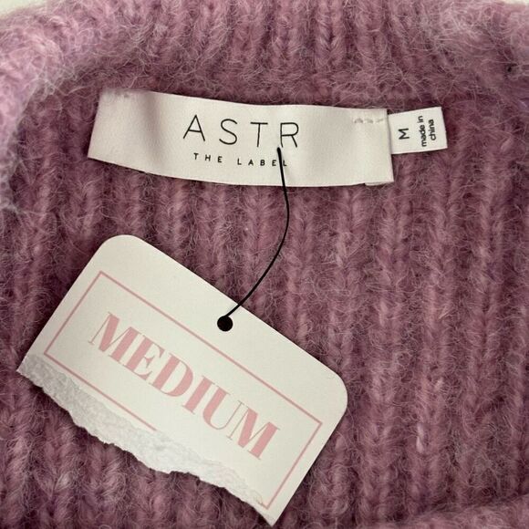 ASTR the Label Lizette Sweater Lilac M new - Picture 6 of 10